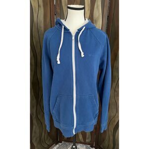 Tony Hawk blue and white full zip hoodie. Size M.